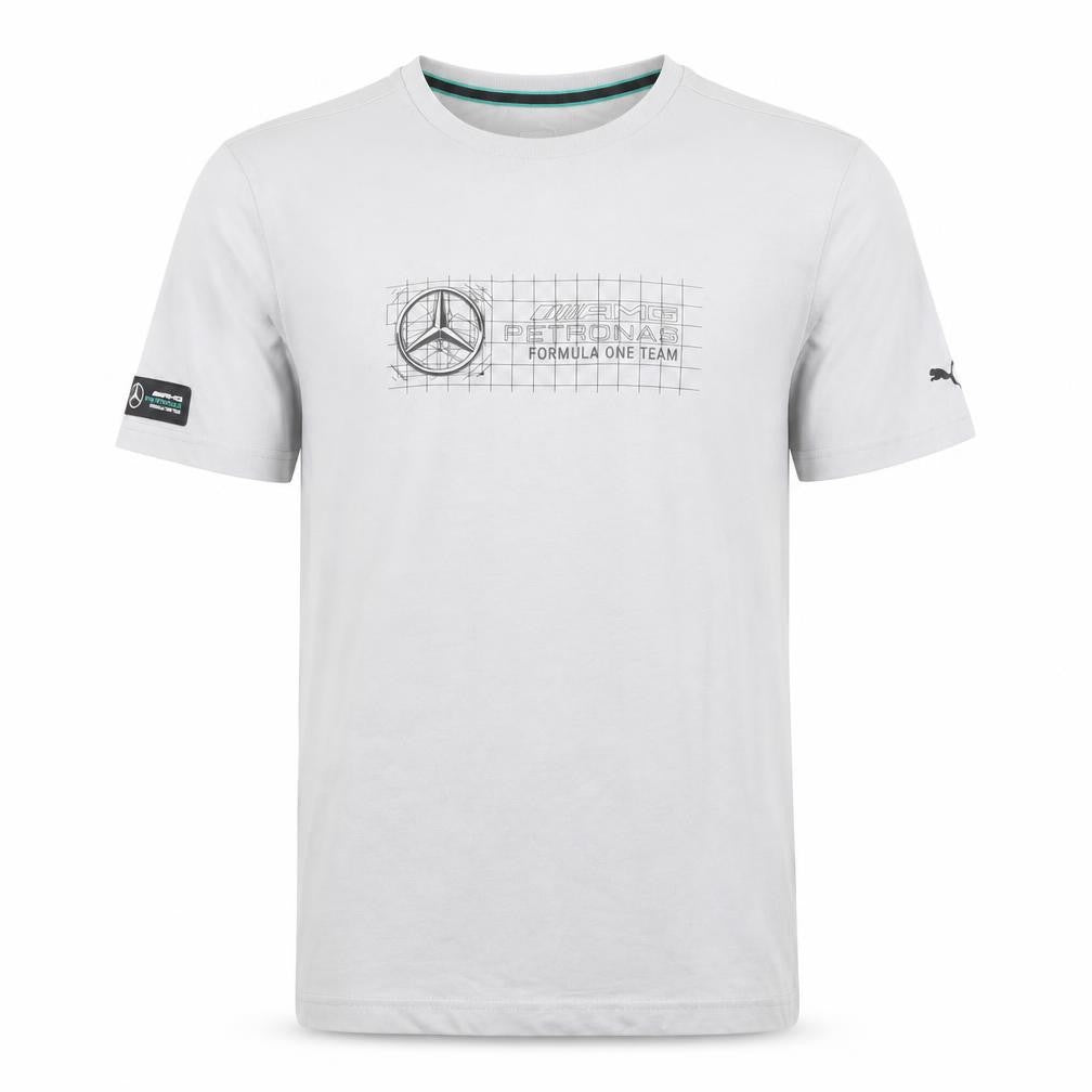 Mens UK Size M PUMA Grey  Cotton Blend T-Shirt