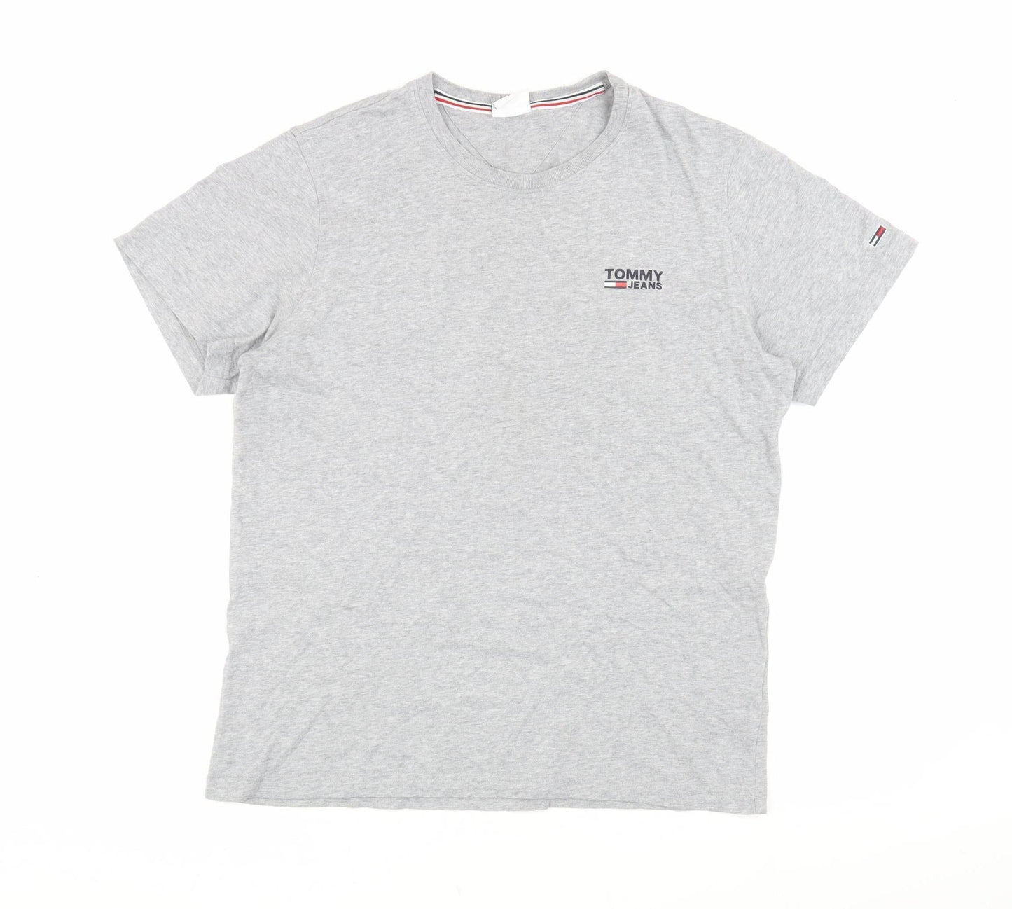 Tommy Jeans Men's Grey M Short Sleeve T-Shirt