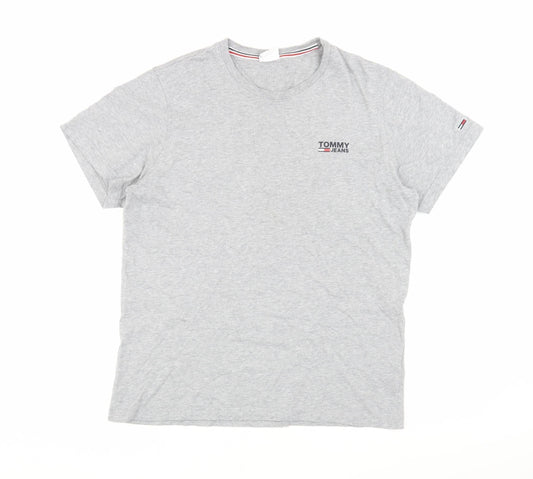 Tommy Jeans Men's Grey M Short Sleeve T-Shirt