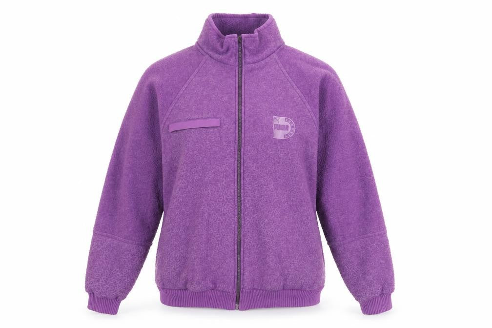 Womens UK Size M  PUMA Purple Polyester Blend Jacket