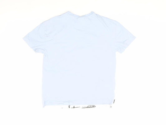 Sonic the Hedgehog Boys Blue Cartoon T-Shirt - Size 10-11 Years