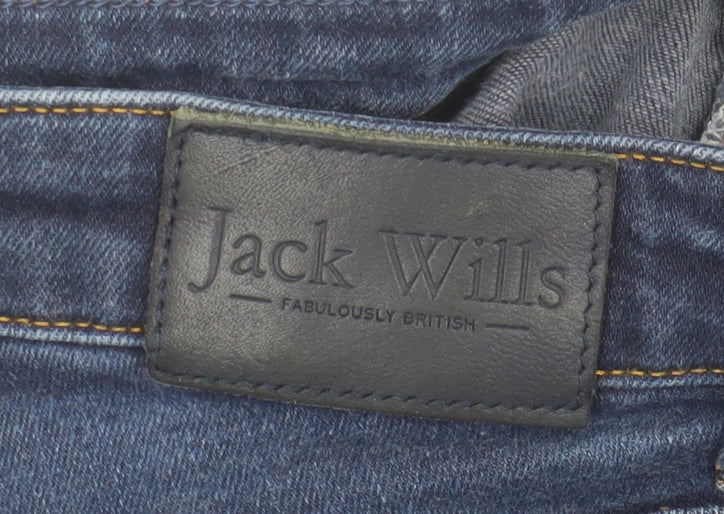 Jack Wills Women's Blue Skinny Jeans Size 28
