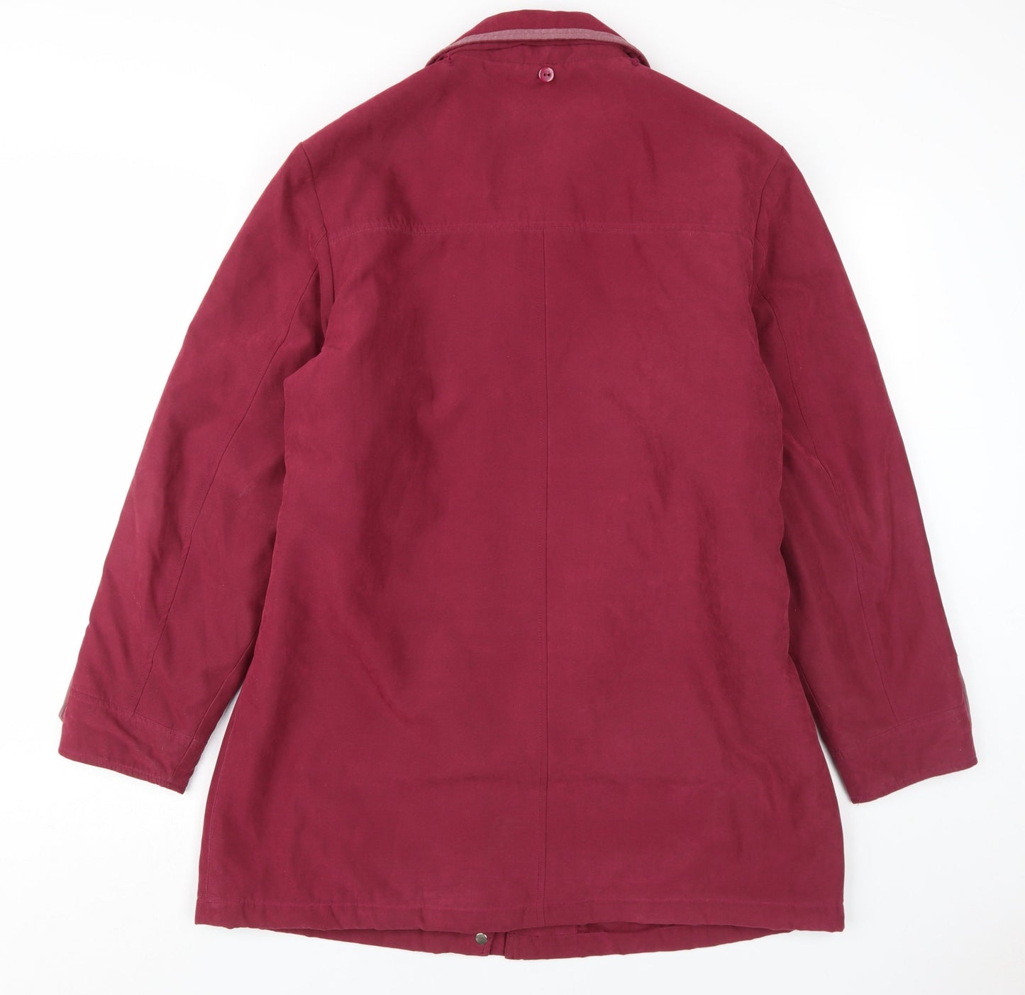 Katherine Hammond Women's Red Mid-Length Jacket Size 14
