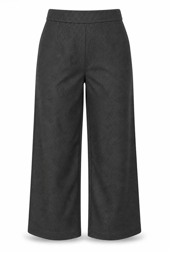 Marks and Spencer Women's Grey Wide-Leg Trousers Size 12