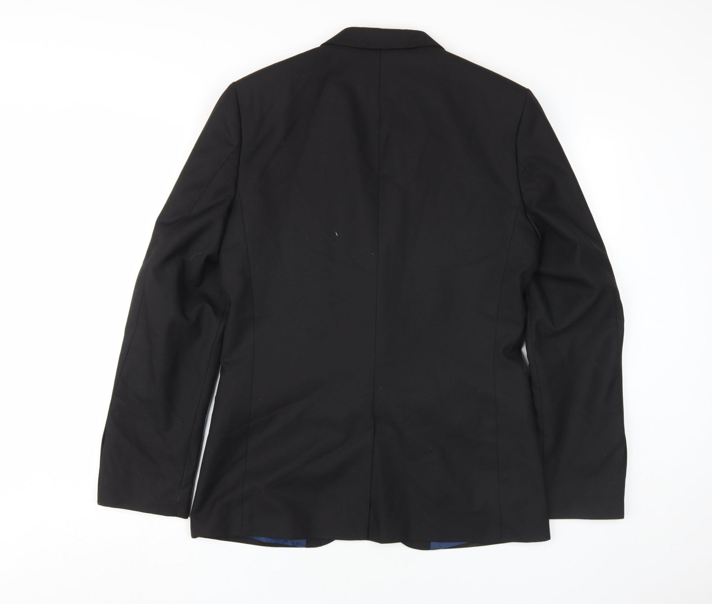 River Island Men's Black Regular Fit Blazer Size 38R