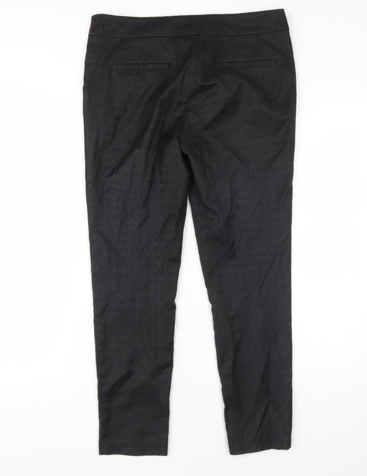 Next Women's Black Straight Trousers Size 10