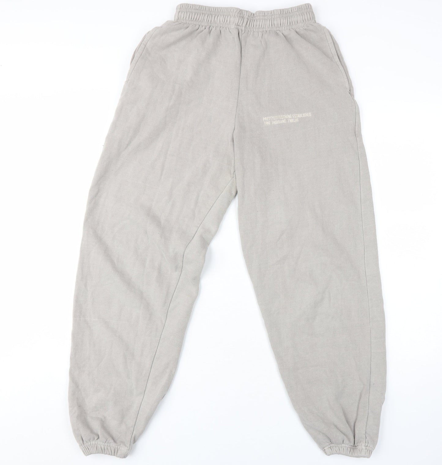 PrettyLittleThing Women's Beige Jogger Trousers, Size S
