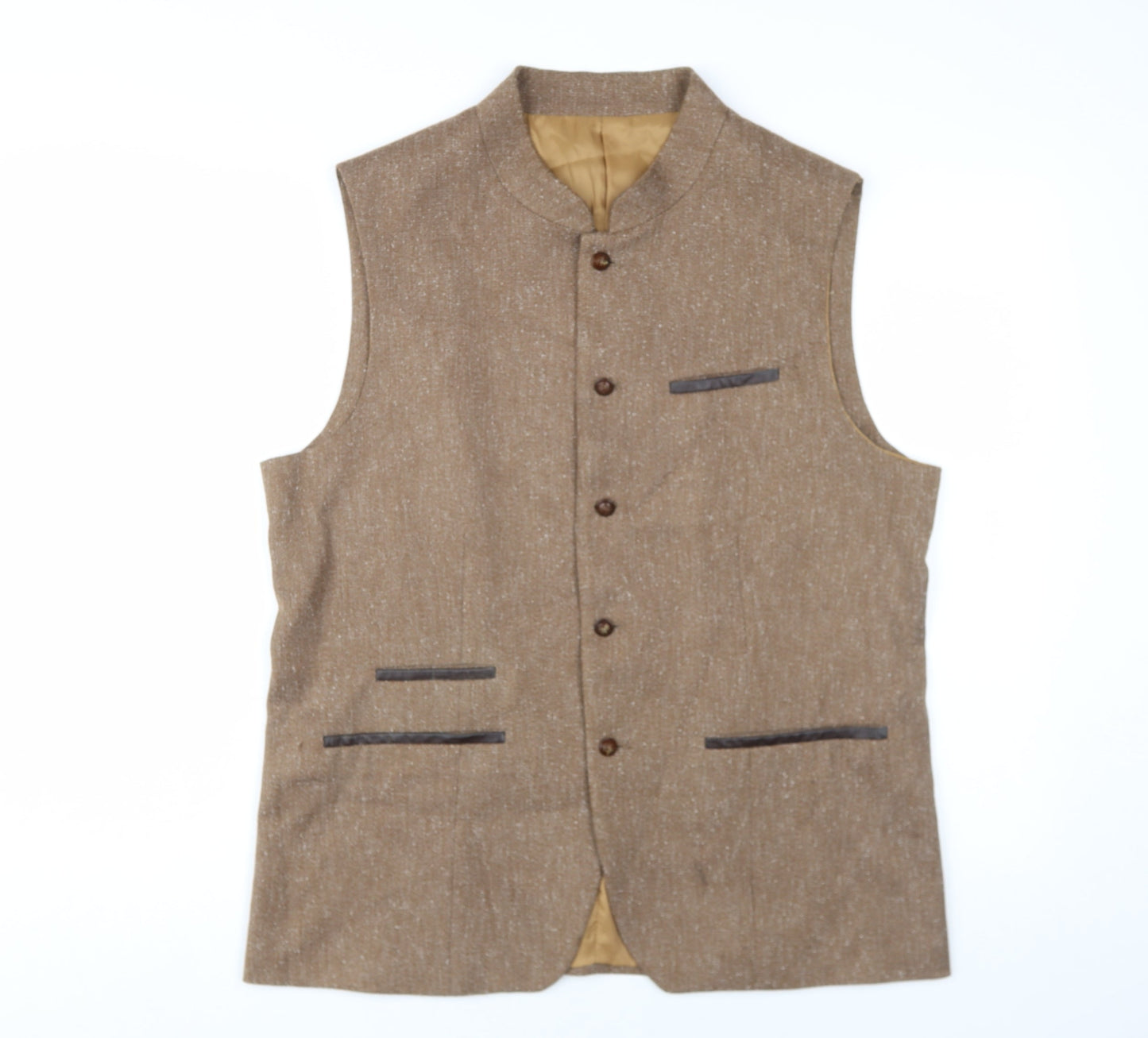 Equator Men's Brown Suit Waistcoat Size 40R