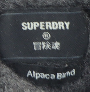 Superdry Women's Grey Alpaca Blend Jumper Size 10