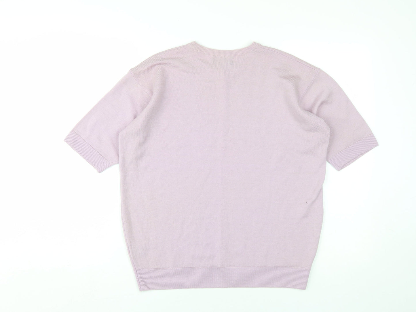 Rowlands Men's Pink Wool Pullover Jumper M