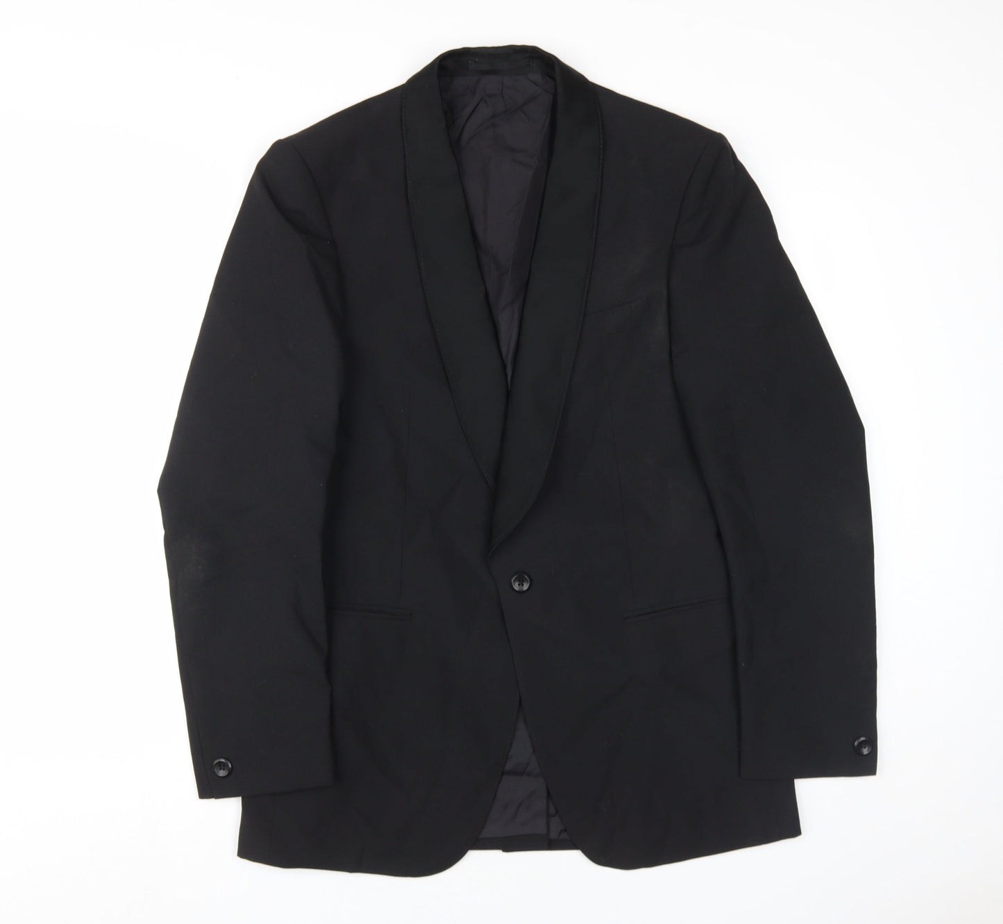 Varteks Men's Black Tuxedo Blazer, Chest 148