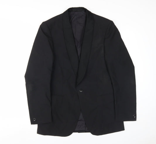 Varteks Men's Black Tuxedo Blazer, Chest 148