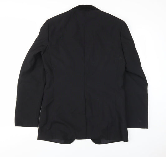 Varteks Men's Black Tuxedo Blazer, Chest 148