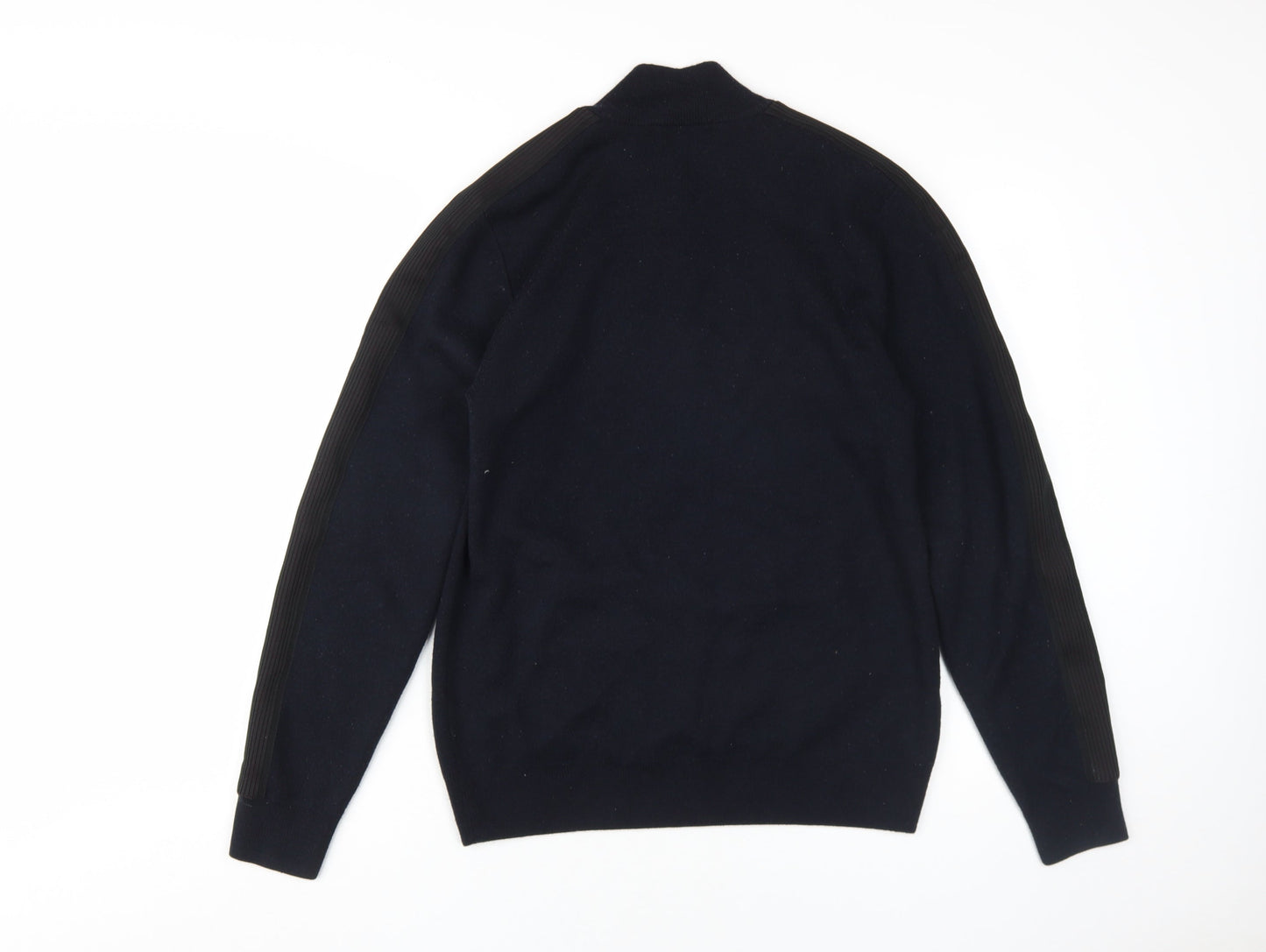 Fred Perry Men's Black Medium Pullover Jumper