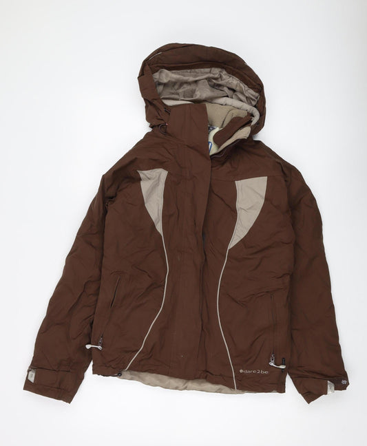 Dare2be Women's Brown 3-in-1 Jacket Size 8