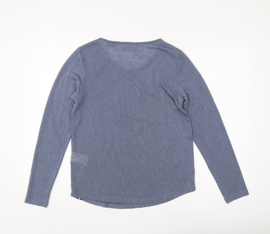Superdry Women's Blue Round Neck Pullover Jumper Size 12
