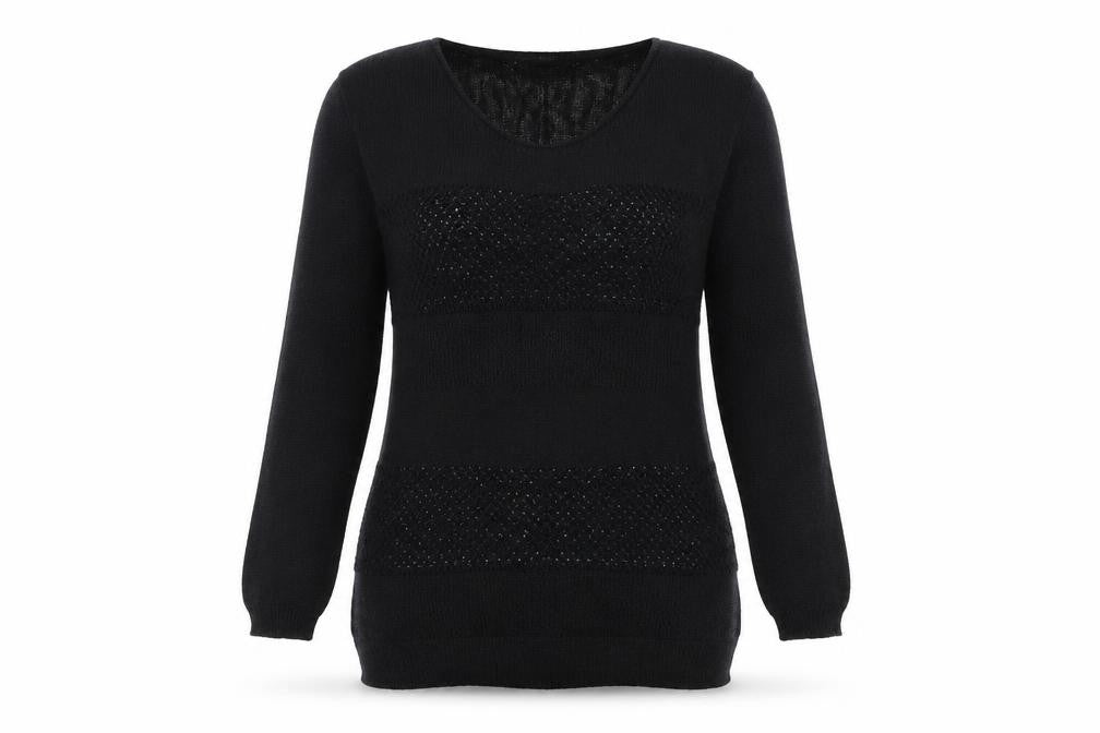 Marks and Spencer Women's Black Knit Pullover Jumper