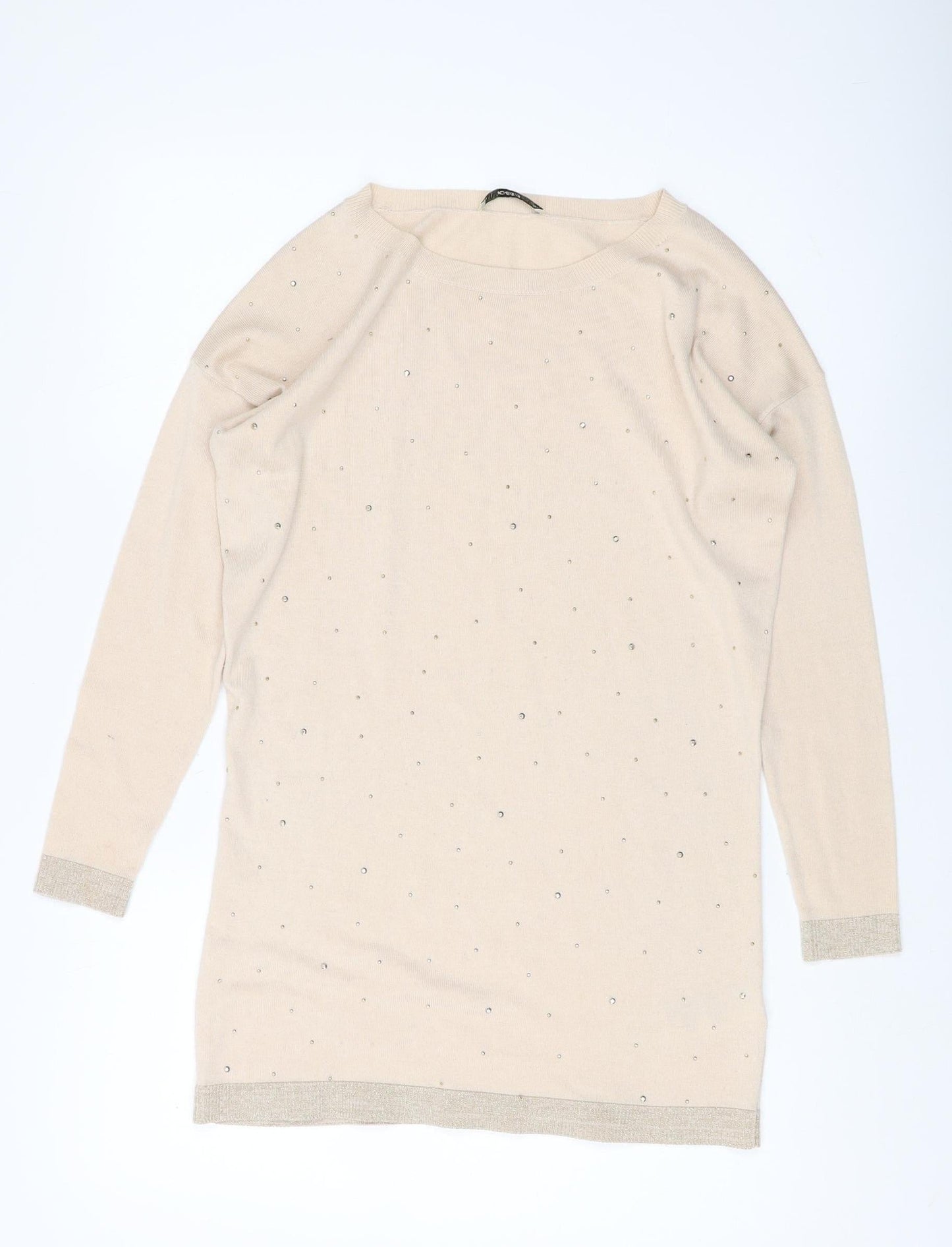 Oasis Women's Beige Pullover Jumper XS