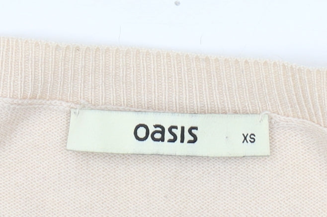 Oasis Women's Beige Pullover Jumper XS