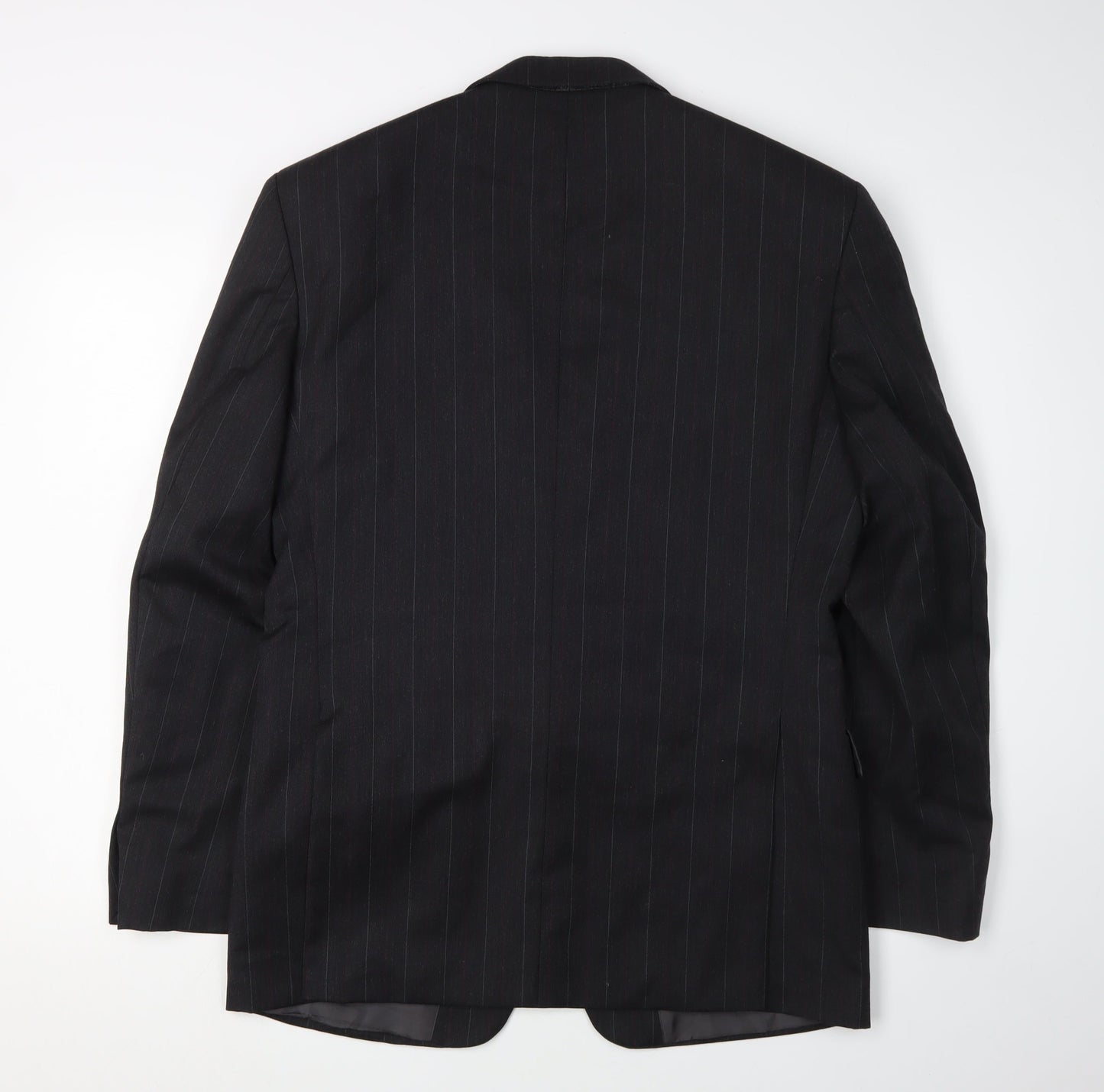 Bernhardt Men's Black Blazer, Size 38R, Striped Formal
