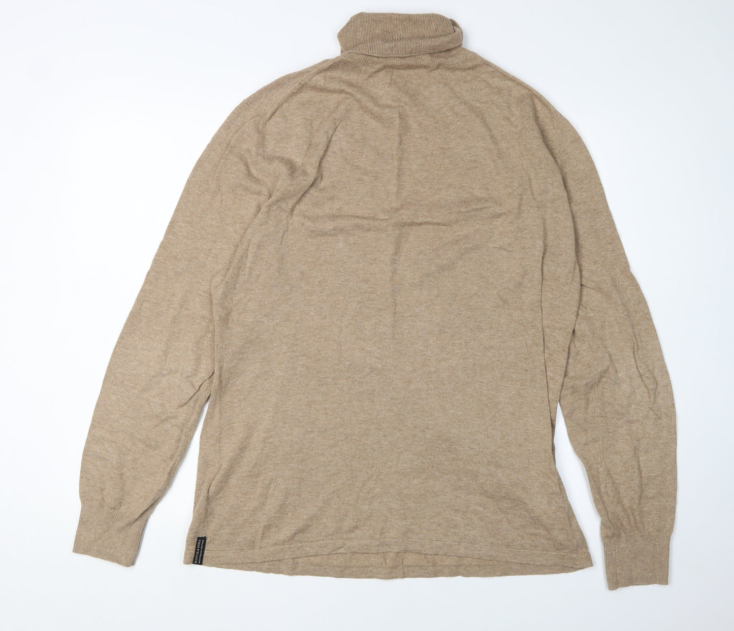 Scotch & Soda Women's Beige Roll Neck Jumper, L