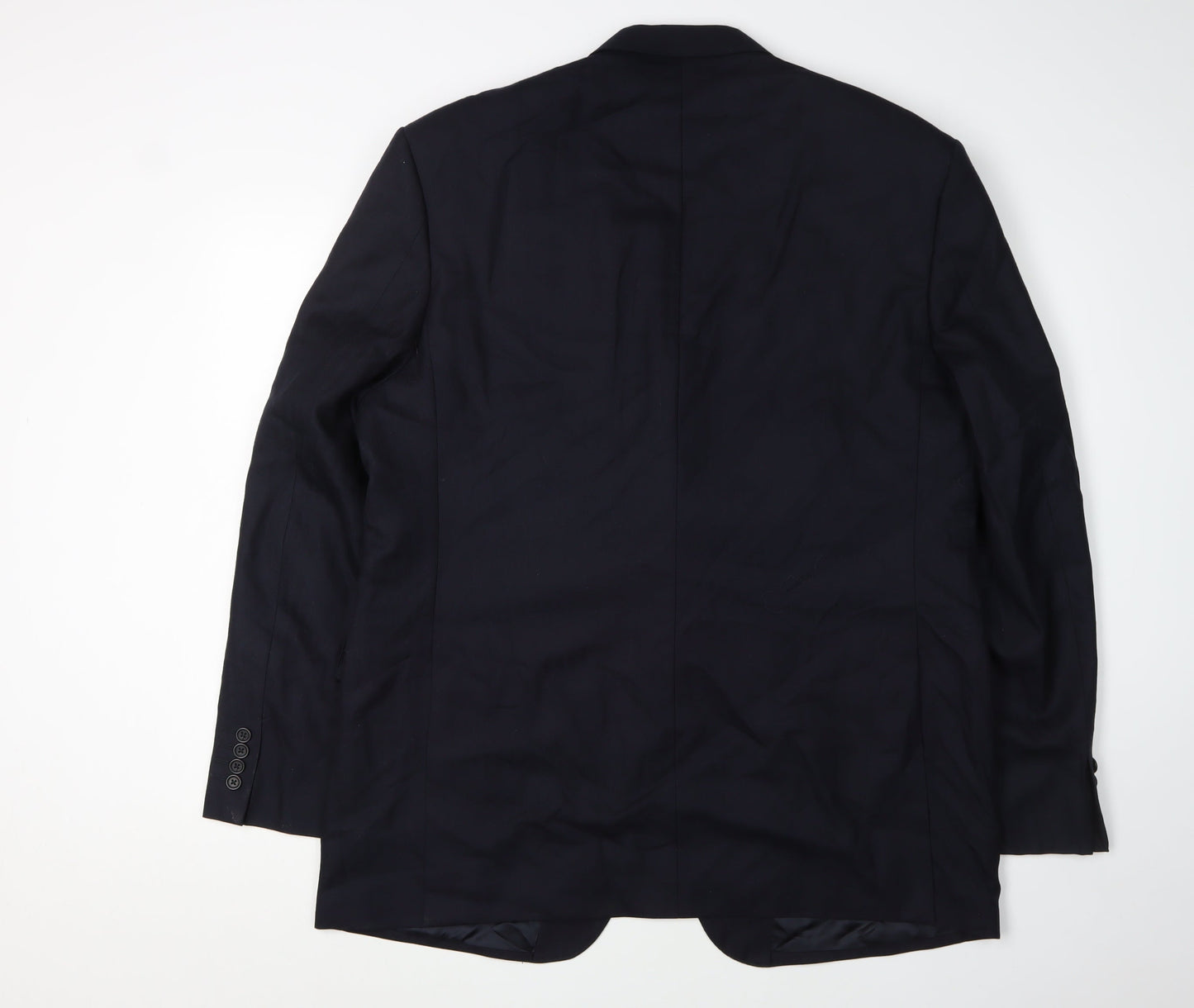 Aquascutum Men's Blue Wool Blazer, 38R, Formal