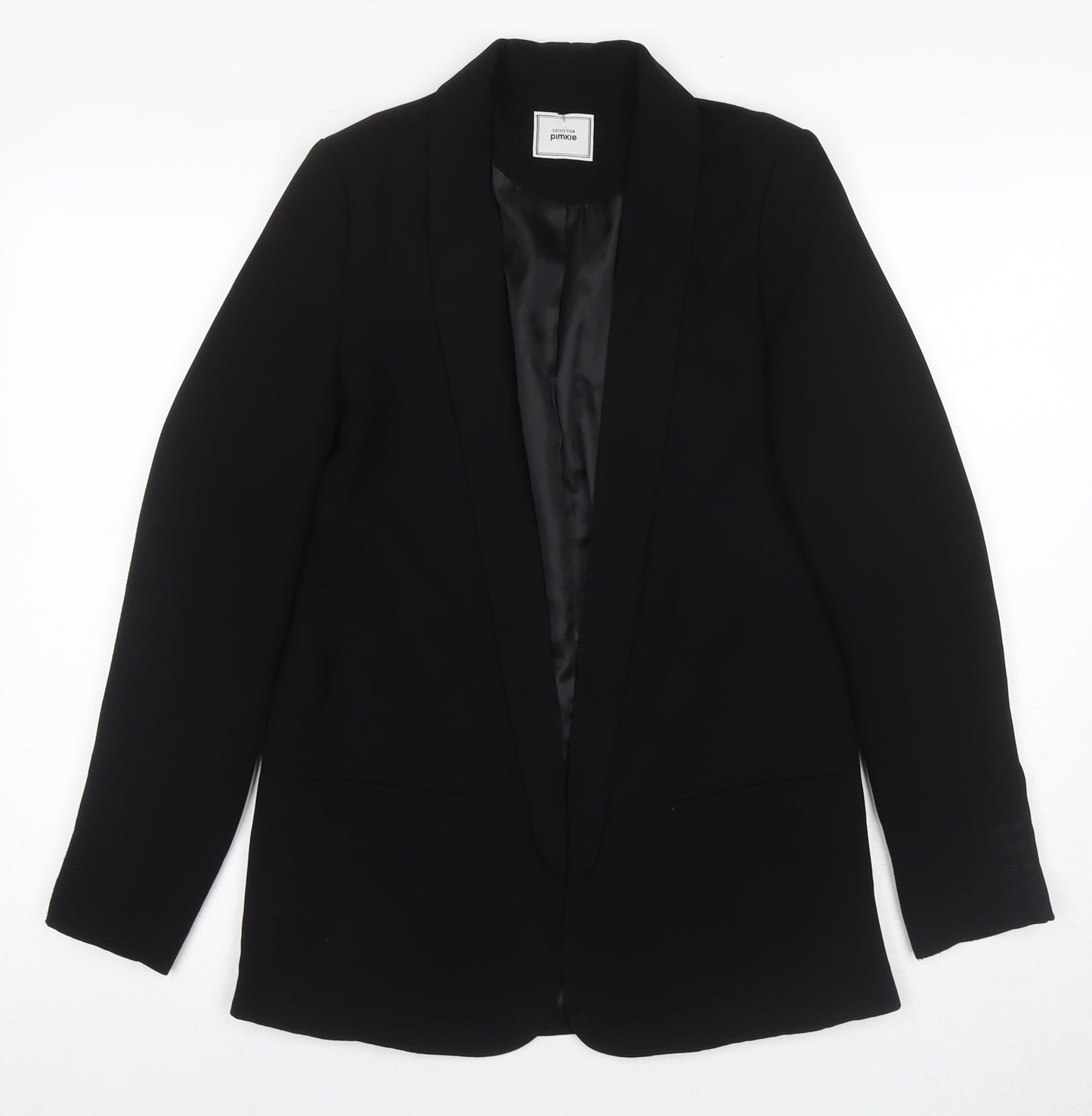 Pimkie Women's Black Shawl Lapel Blazer, Size S