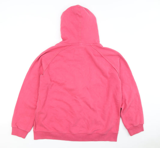 Superdry Women's Pink Full Zip Hoodie Size 8