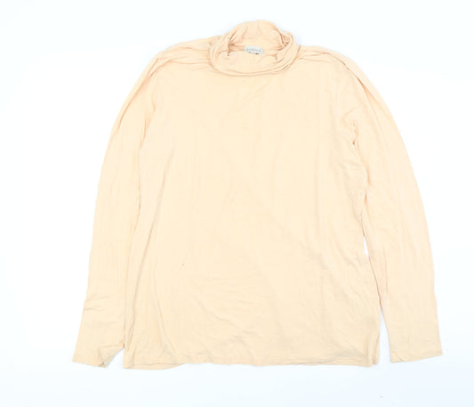 Kettlewell Women's Beige Roll Neck Top, Size L