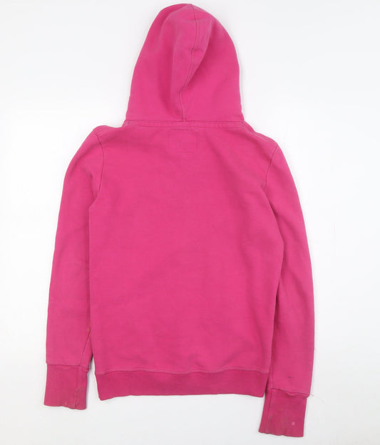 Superdry Women's Pink Pullover Hoodie Size S