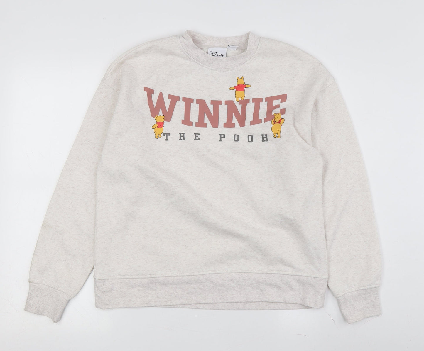 Disney Unisex Beige Winnie the Pooh Sweatshirt XS