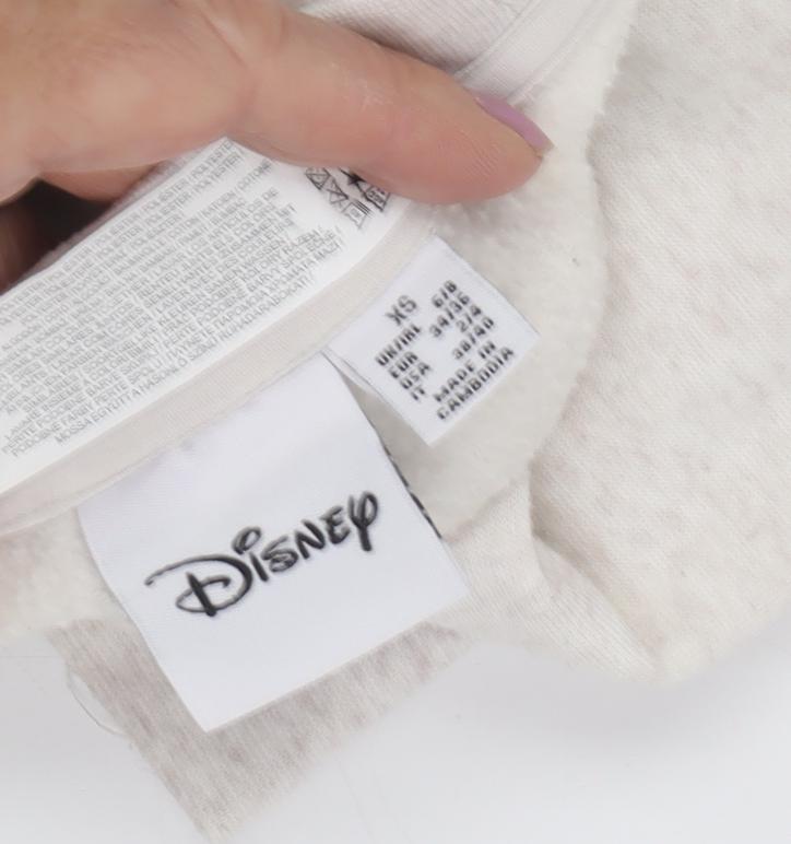 Disney Unisex Beige Winnie the Pooh Sweatshirt XS