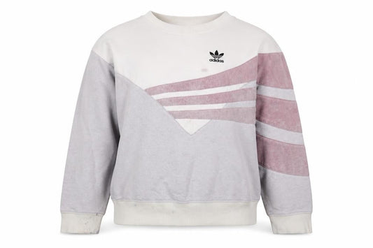 Womens UK 10 Regular adidas Grey Pullover Sweatshirt
