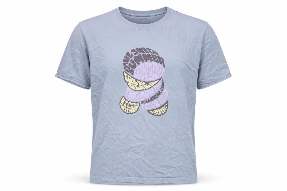 Mens UK Size M Paul Smith Blue  Cotton T-Shirt