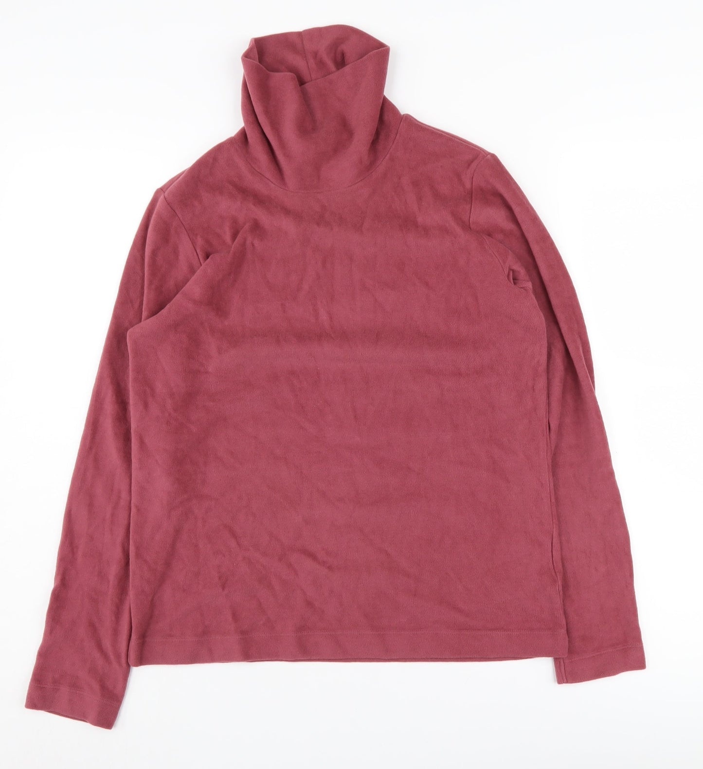 Uniqlo Women's Red Pullover Sweatshirt, M, High Neck
