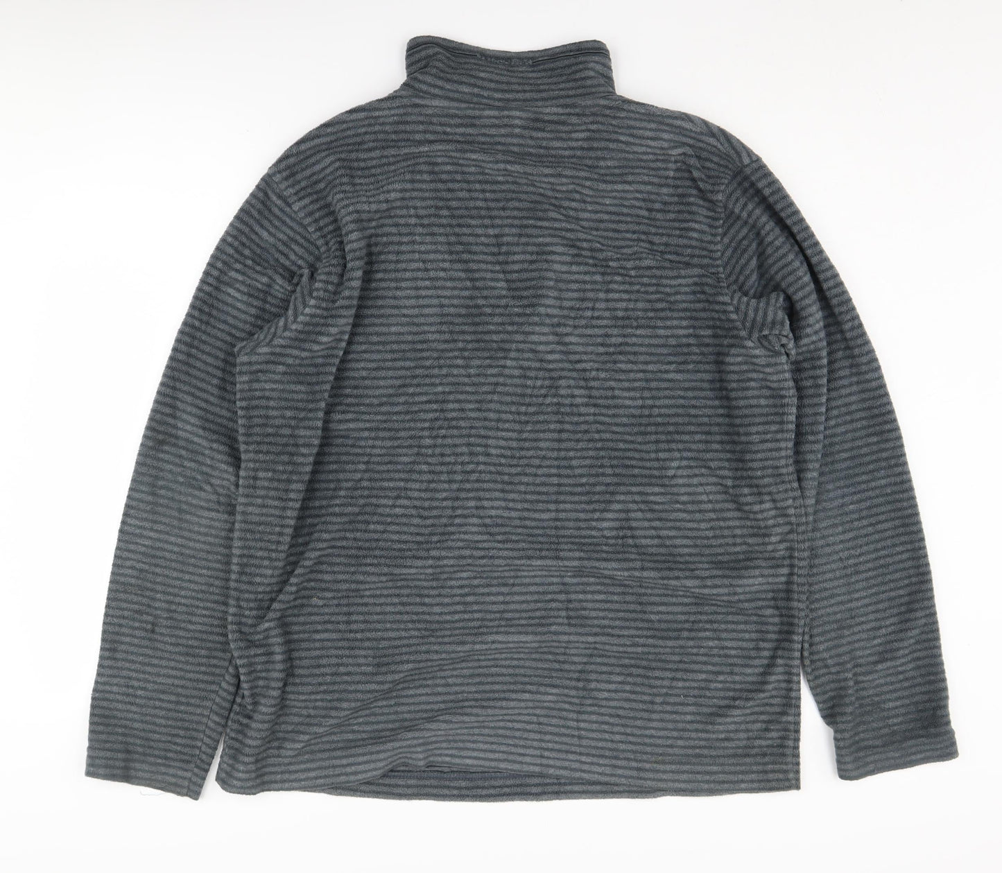 Craghoppers Men's Grey Striped 1/2 Zip Sweatshirt XL