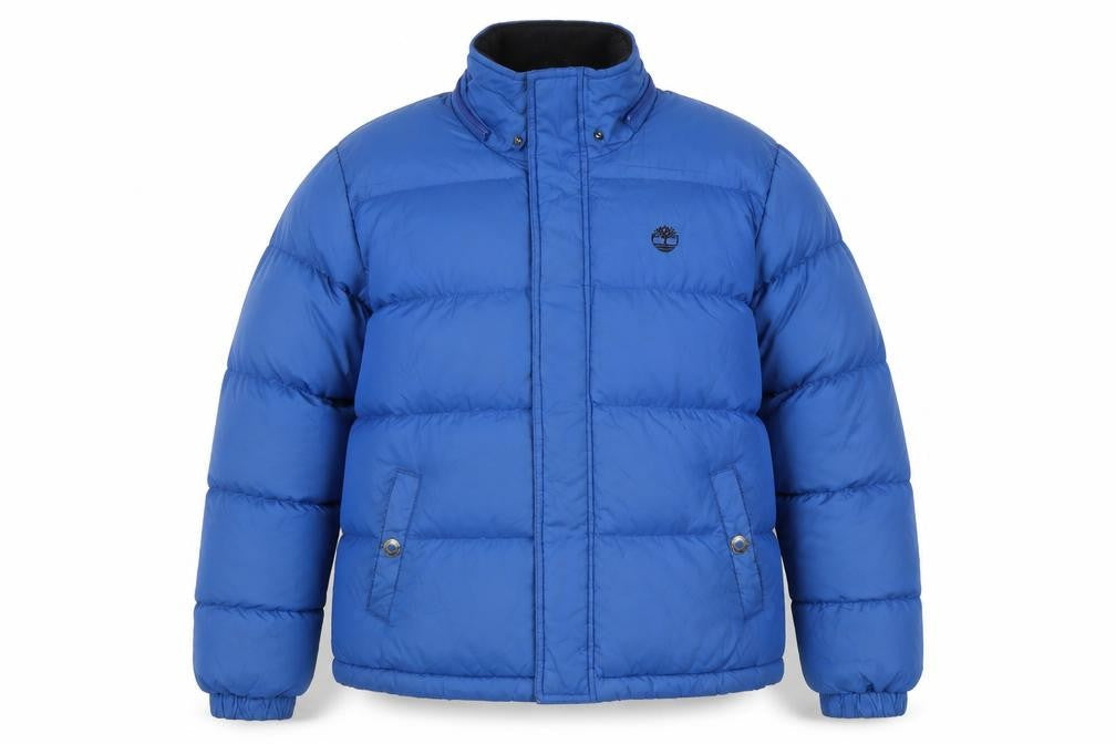 Unisex Adultss UK Size XS Regular Timberland Blue Polyester Jacket