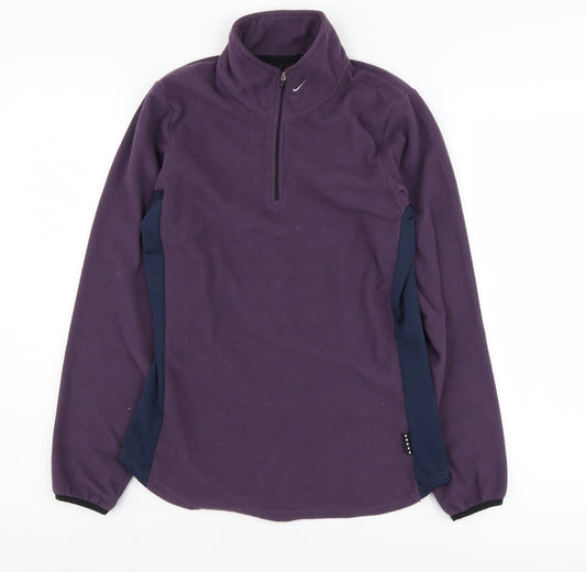 Nike Women's Purple Fleece Sweatshirt, Size S
