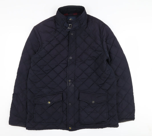 Howick Men's Black Quilted Jacket L Casual Wear
