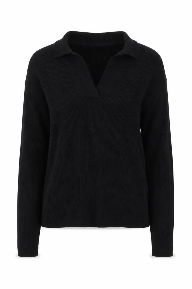 Marks and Spencer Women's Black V-Neck Pullover Jumper, Size 12