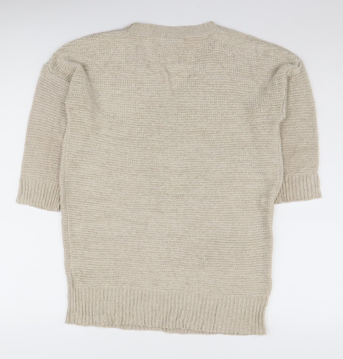 Wallis Women's Beige V-Neck Cardigan M
