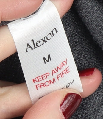 Alexon Women's Grey Cardigan, M, Collared, Belted