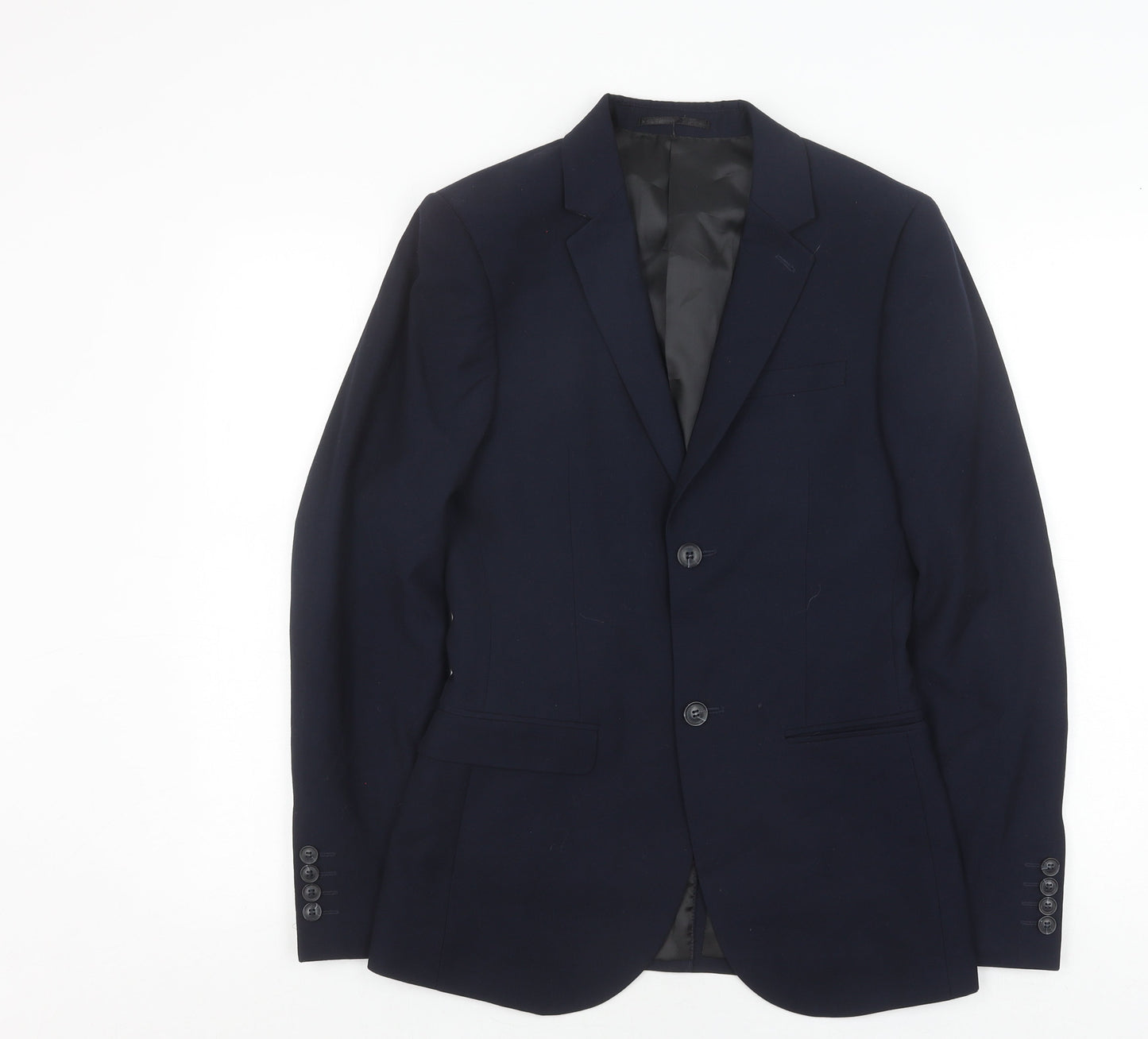 Topman Men's Blue Blazer, 34R Chest, Formal, Excellent