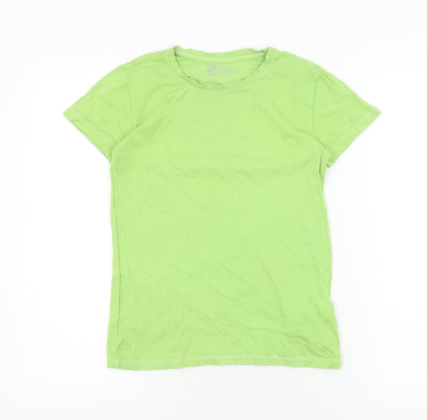 Gap Unisex Kids Green Basic T-Shirt S