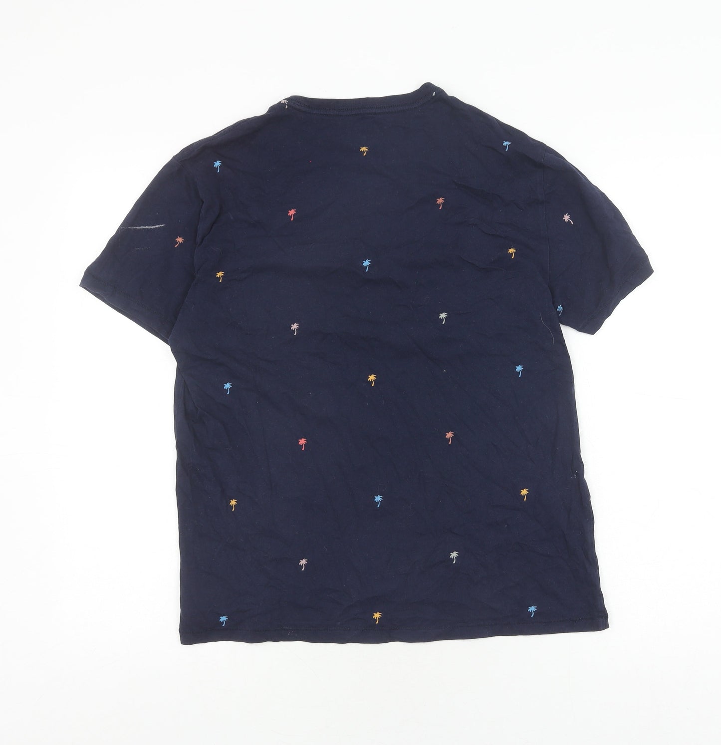 Gap Men's Blue Graphic Print Crew Neck T-Shirt M