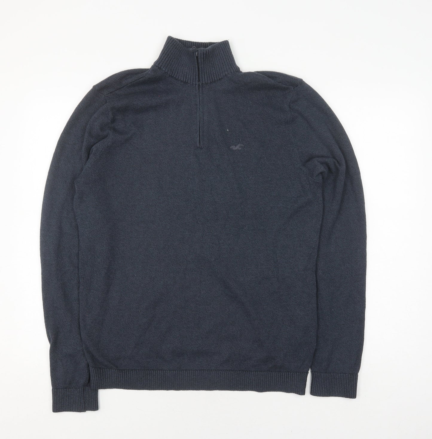 Hollister Men's Black Pullover Sweatshirt L