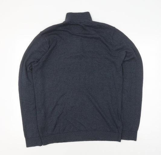 Hollister Men's Black Pullover Sweatshirt L