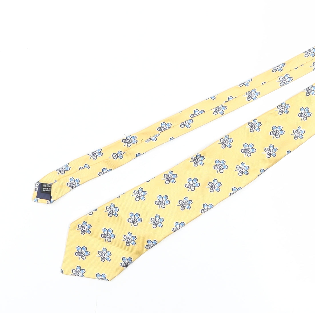 Off The Cuff Men’s Yellow Floral Silk Tie