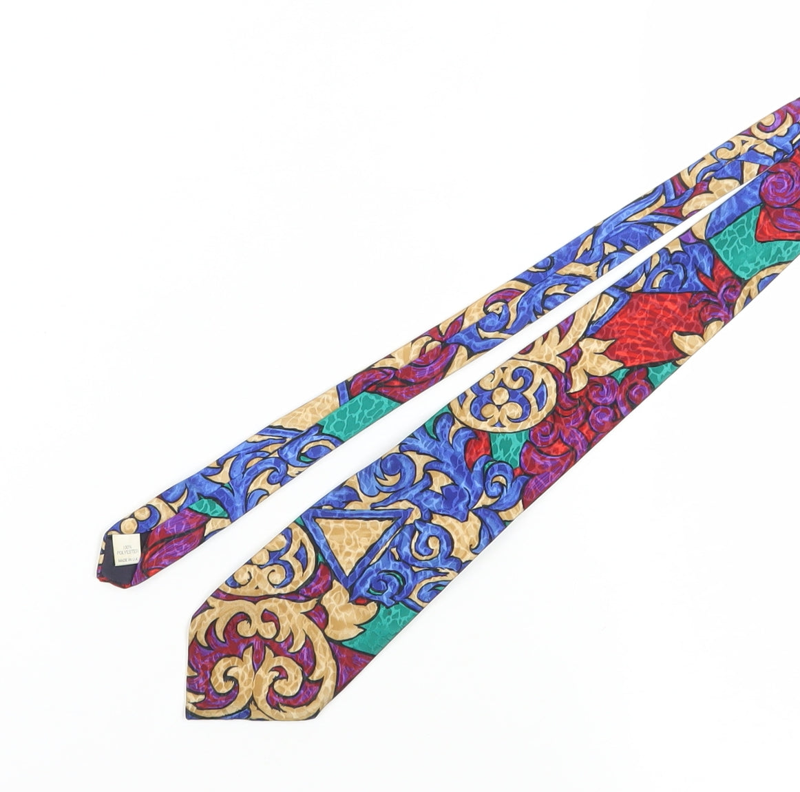 Pink Flamingo Men's Multicoloured Geometric Tie