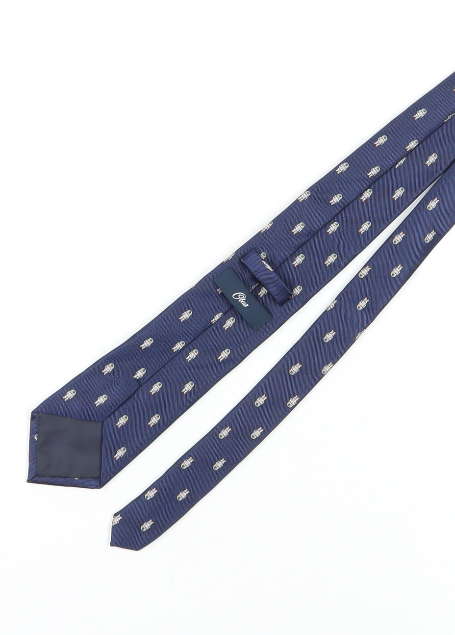 Otaa Blue Astro Print Handmade Men's Tie